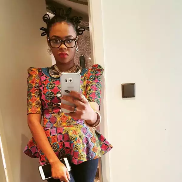 Singer Chidinma Still Rocking Her African Hair Style [See Photos]